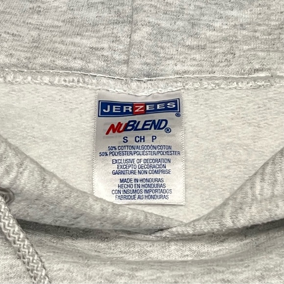 Chill The F*CK Out Hoodie Sweatshirt Heather Gray Small Namaste Yoga Sloth Lotus - Picture 7 of 11